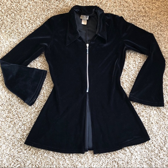 Vintage Luly K Velvet Pantsuit - Picture 9 of 14